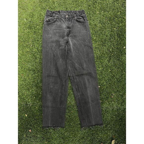 Vintage Levis 550 Orange Tab 28x32 Black Jeans Made in USA - Picture 5 of 13